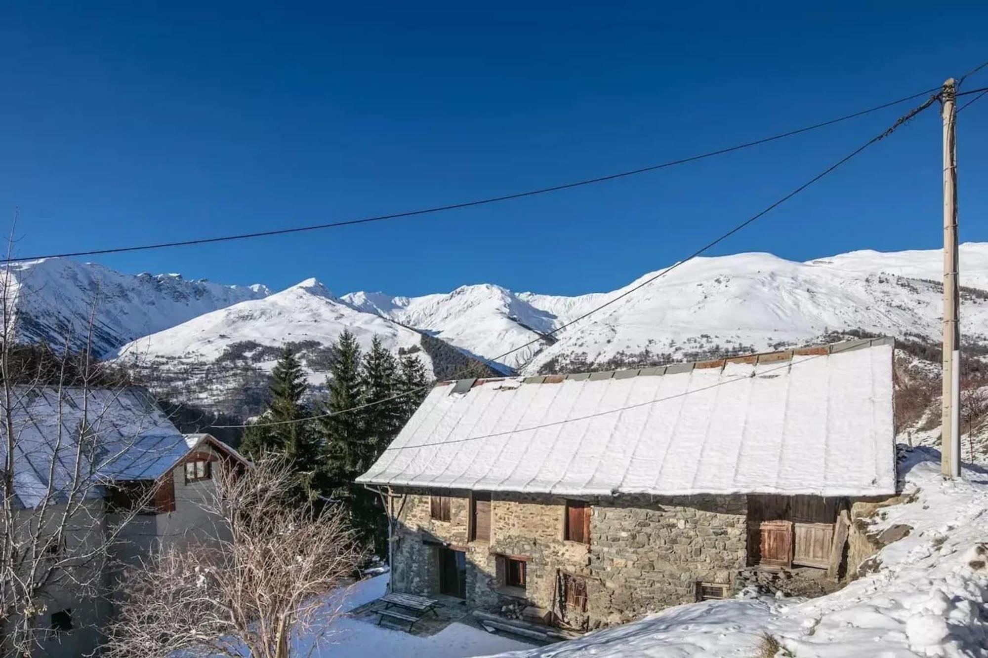 Вилла Maison Conviviale A Valloire + Jardin Экстерьер фото